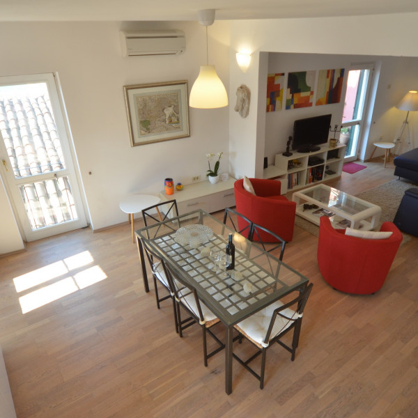 Living room, Casa Epulona, Casa Epulona - luxury apartment in center of Rovinj, with sea view Rovinj
