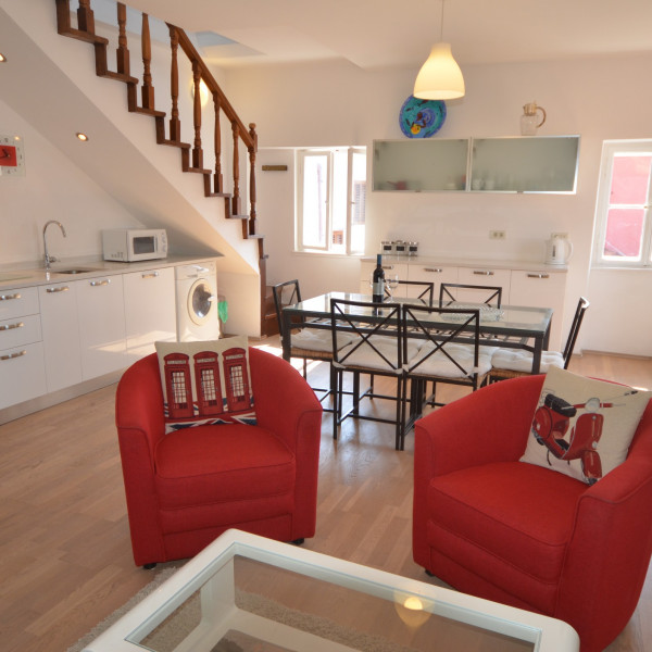 Living room, Casa Epulona, Casa Epulona - luxury apartment in center of Rovinj, with sea view Rovinj